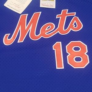 Mitchell And Ness Darrell Strawberry 18 NY Mets
